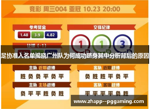 足协准入名单揭晓广州队为何成功跻身其中分析背后的原因
